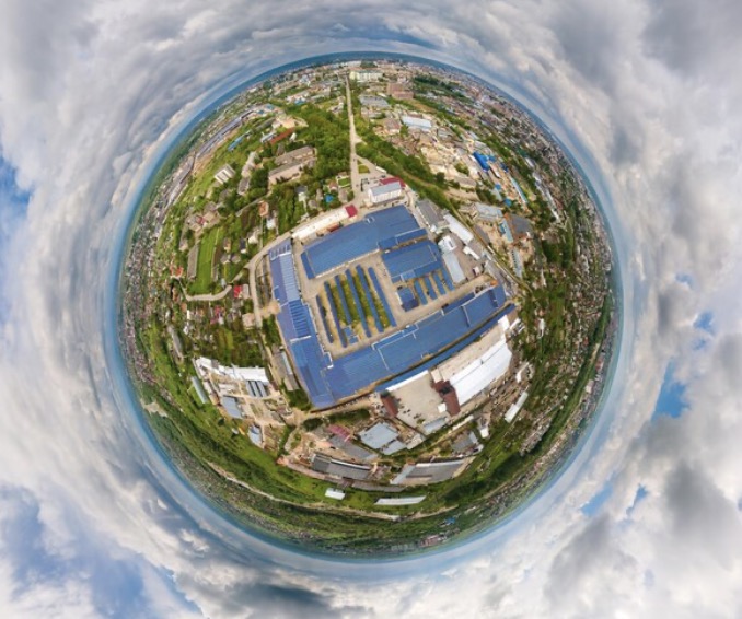 Fotografia Aerea con Fotocamere a 360°