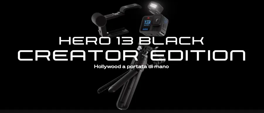 GoPro HERO13 Creator Edition: Quello che Serve a Portata di Mano