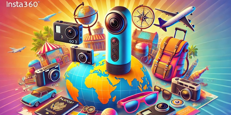 Fotocamere 360 gradi leggere e compatte per chi ama viaggiare