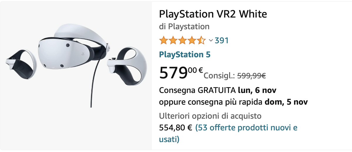 PlayStation VR2 White VR