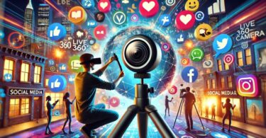 fotocamera 360 gradi per contenuti social